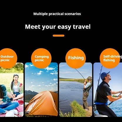 Uppblåsbart tält 6 personer – lätt campingtält med snabb montering