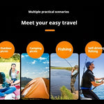 Uppblåsbart tält 6 personer – lätt campingtält med snabb montering