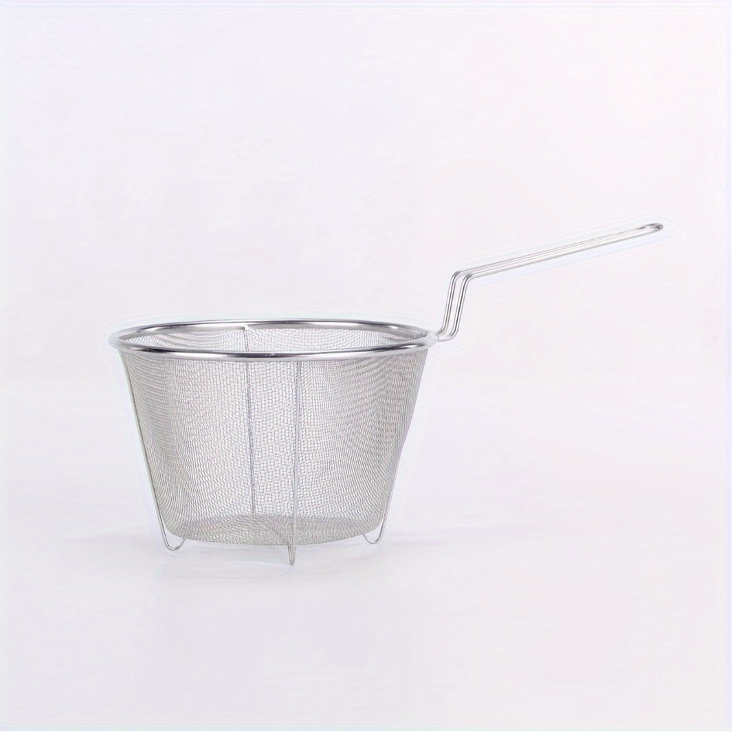 FritösKorg™ – Rostfri Ströksil med Handtag