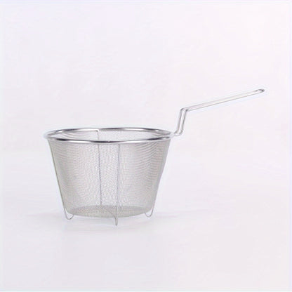 FritösKorg™ – Rostfri Ströksil med Handtag