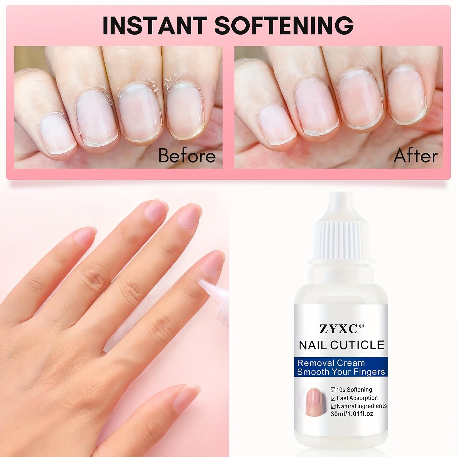 NagelMjuk – Snabbverkande nagelbandskräm med sheasmör