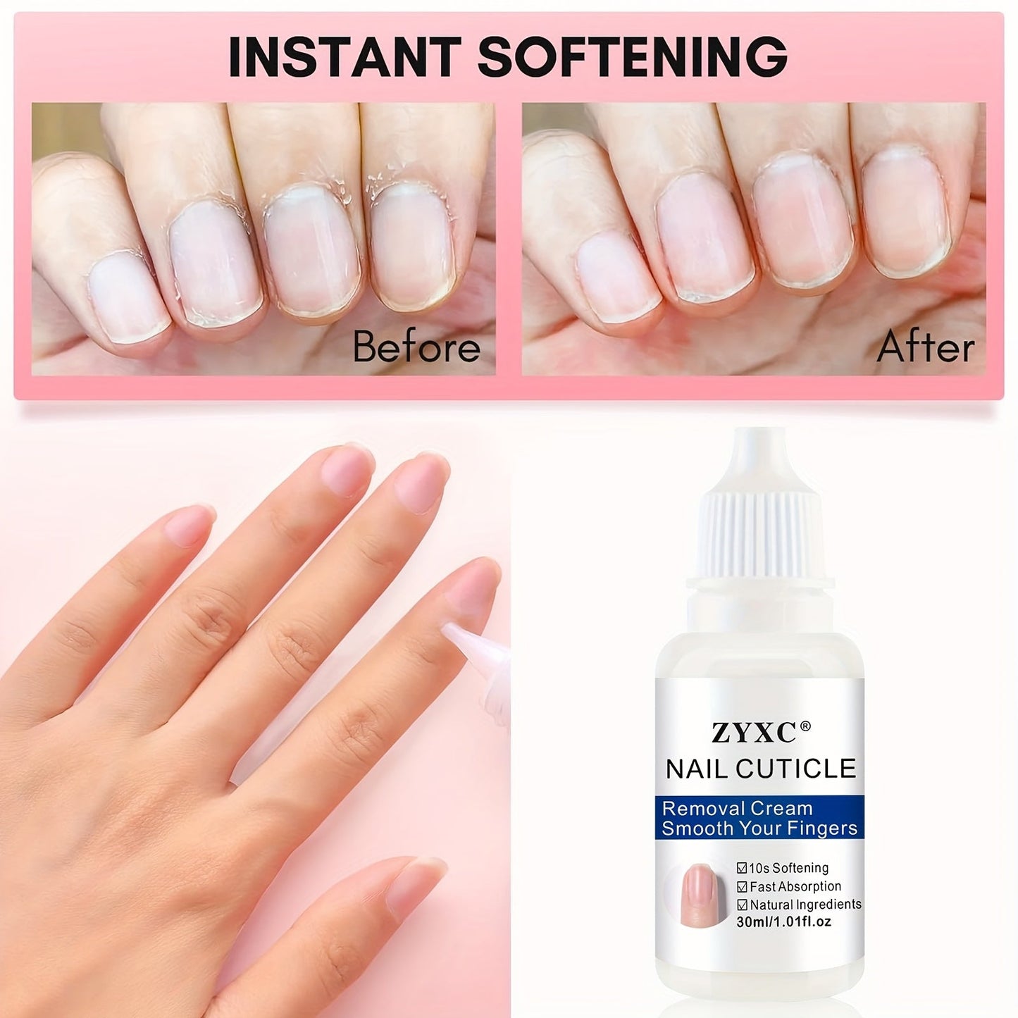 NagelMjuk – Snabbverkande nagelbandskräm med sheasmör