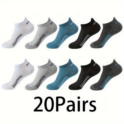 10-pack Låga Sportstrumpor – Unisex & Andas