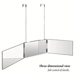 360 Fold – Roterande Vikbar Spegel med 3 Höjdlägen