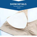 Sömlös sport-bh plus size – andningsbar med push-up & uttagbara inlägg