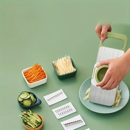 SkivSet – 14-delars grönsaksskärare med utbytbara blad