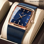 Klocka Henrik (herrklocka med meshband i stilren design)