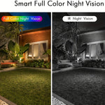 Batteridriven WiFi Säkerhetskamera med Ljus