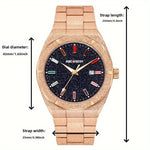 Klocka Mattias (stilren herrklocka med datum & nattbelysning)