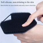 4-pakning silikon kroppsbørster, håndtak, myke