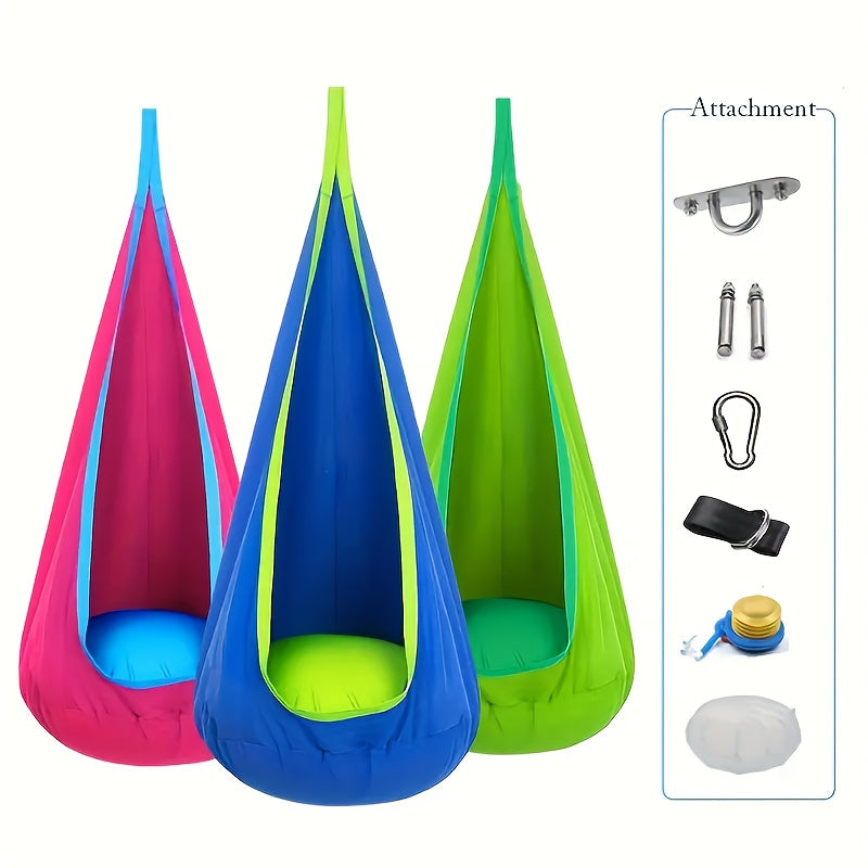 Pod-keinutuoli – riippuva riippumatto puhallettavalla tyynyllä