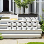 10-pack Solcellslampor för Trappa & Räcke – Dekorativ Utomhusbelysning