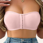 BH utan axelband – sömlös dam-bh med framknäppning