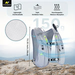 Löparväst med 5.5L Vattenblåsa