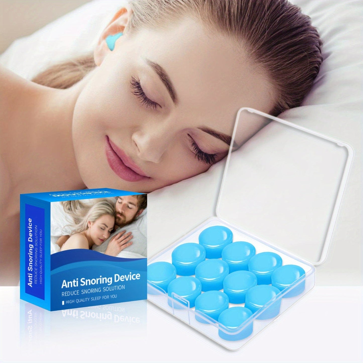 TystPlug – Muotoiltavat silikonikorvatulpat (12 kpl)