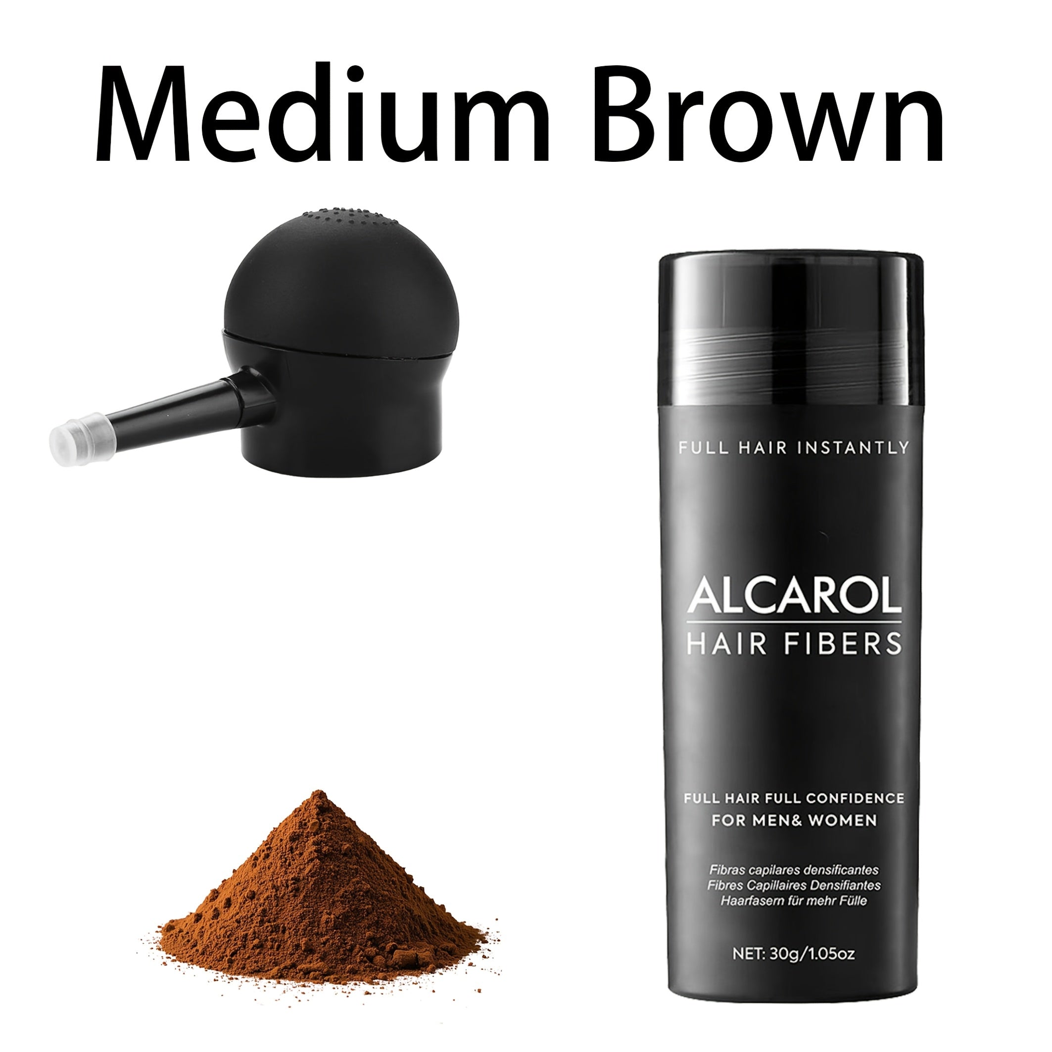 Tjockande Fiberpulver för Hår