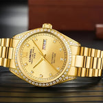 Klocka Anders (automatisk herrklocka med kalender & transparent baksida)