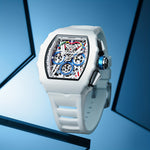 Klocka Martin (herrklocka i vinfat-design med datum, kronograf & vattenskydd 3ATM)