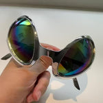 Alien partyglasögon – roliga unisexglasögon för fest & maskerad