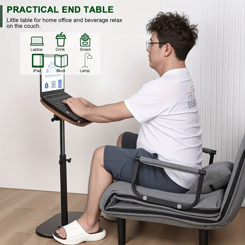 Pieni säädettävä pöytä, jossa 360° kierto