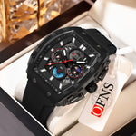 Klocka Daniel (digital/analog herrklocka med nattbelysning & datum)