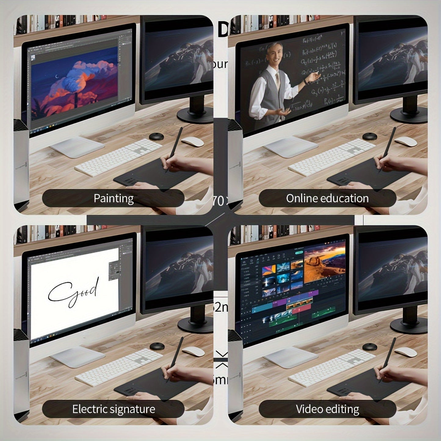 MiniRit – Kompakti piirustustabletti kynällä (paristoton)