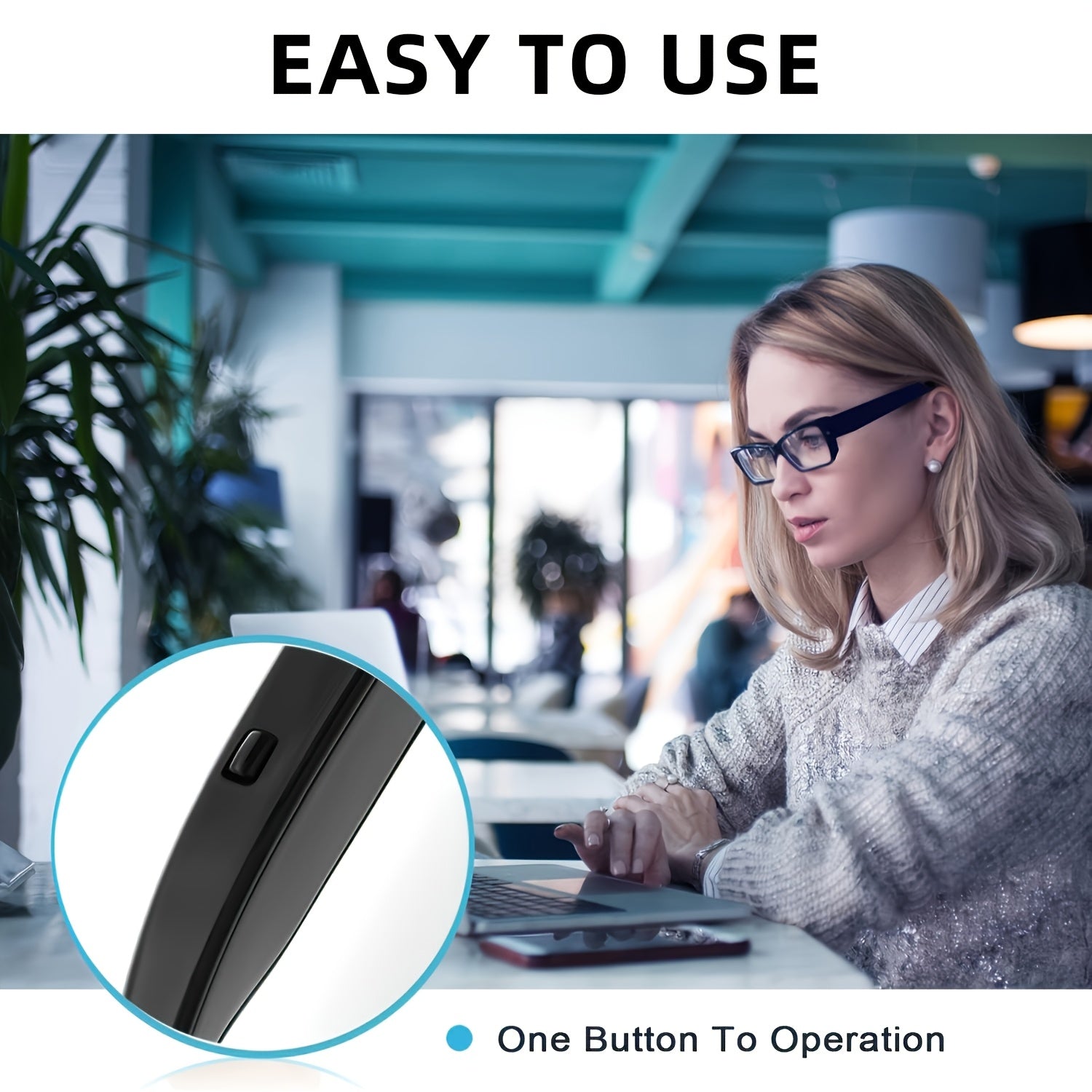 SmartGlas™ – Kameraglasögon med 1080P Video