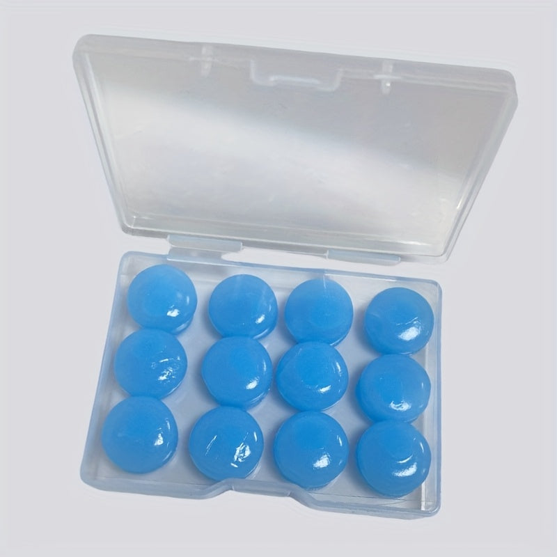 TystPlug – Formbara öronproppar i silikon (12-pack)