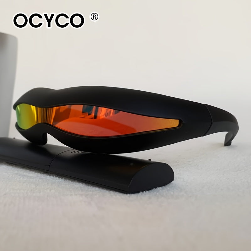 Futuristiske alienbriller – unisex med etui