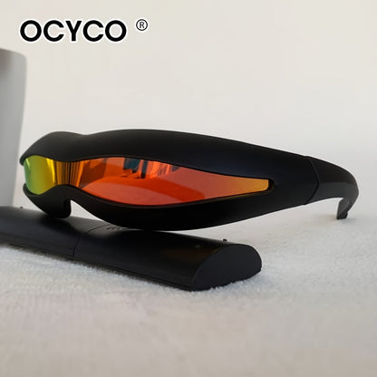 Futuristiska alien-glasögon – unisex med fodral