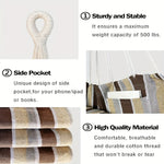 Hängmatta Stol med Kuddar och Canvas Förvaring