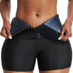 Svett Shorts™ – Tights med Magkontroll, Svarta för Träning