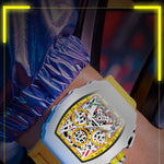 Klocka Martin (herrklocka i vinfat-design med datum, kronograf & vattenskydd 3ATM)