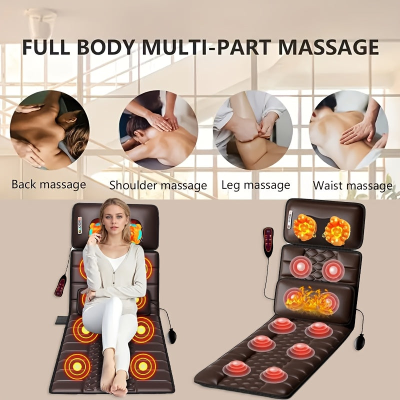 MassageMadrassen™ – Kokovartalohieronta lämmöllä ja tärinällä
