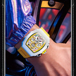 Klocka Martin (herrklocka i vinfat-design med datum, kronograf & vattenskydd 3ATM)