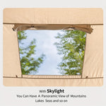 Uppblåsbart tält 6 personer – lätt campingtält med snabb montering