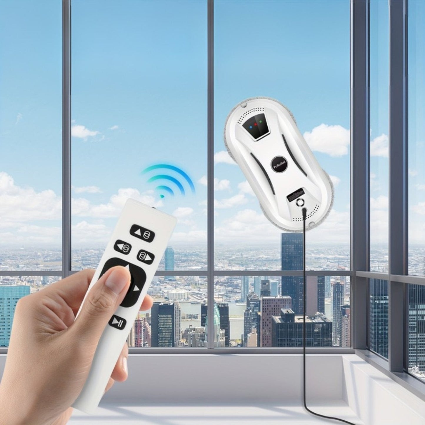 WindowRobot™ – Kauko-ohjattava ikkunanpesurobotti kotiin