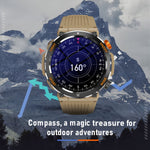 Taktisk smartklocka herr – robust & vattentålig