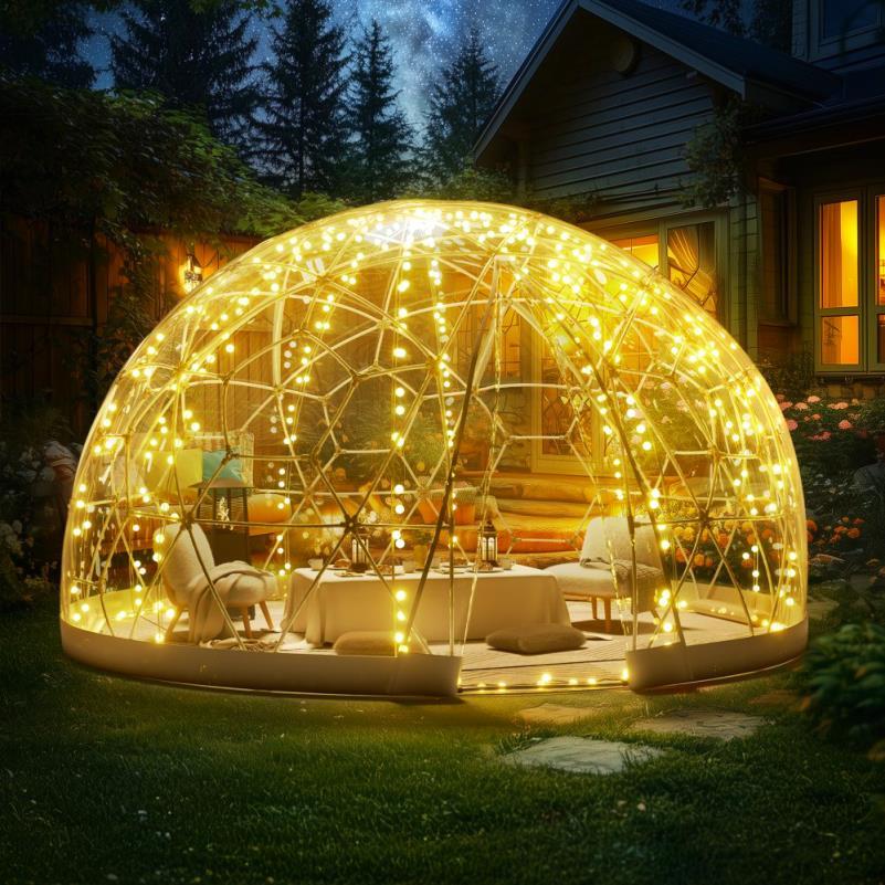 Transparent Bubbelcampingtält för Utomhusbruk