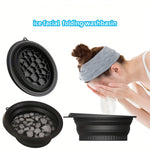 Hopfällbar Silikonskål för Kylande Ansiktsbehandling