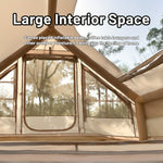 Uppblåsbart tält 6 personer – lätt campingtält med snabb montering