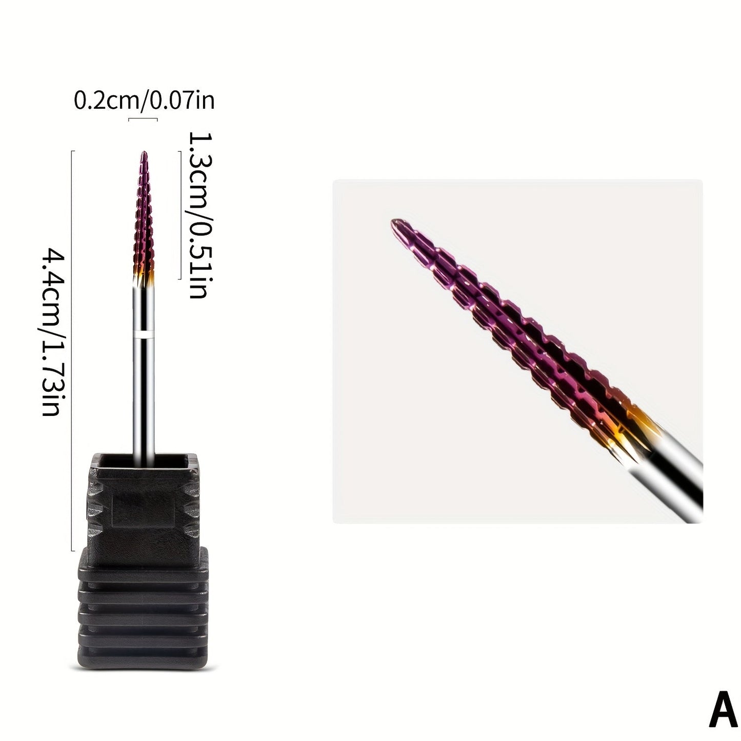 SlipSet – 4-pack sliphuvuden för gel, akryl & nagelband