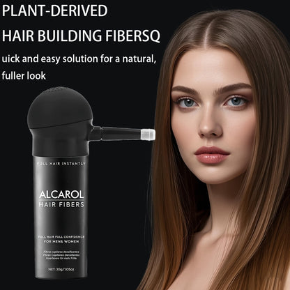 Hiusten paksuuntumiseen tarkoitettu kuitujauhe