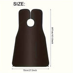 Skäggtrim™ – Skäggskydd med Justerbar Halsrem, Vit/Svart