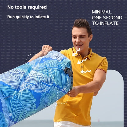 Uppblåsbar Campingfåtölj med Snabb Uppblåsning