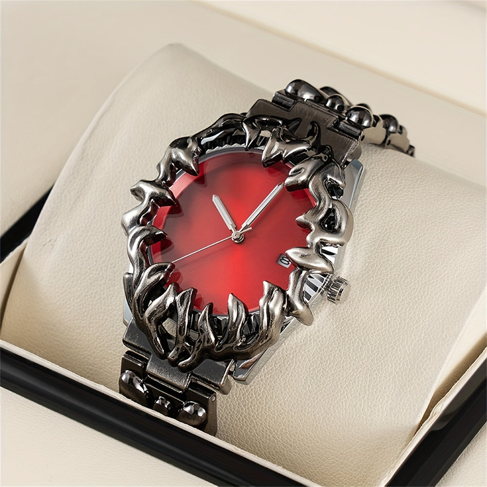 Klocka Leonard (retro herrklocka med unik urtavla i Y2K-design)