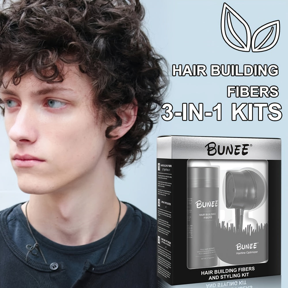 HårFiber™ – Set med Spray för Skägg & Hårbotten