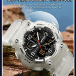 Klocka Tobias (digital herrklocka med dubbeltid, alarm & vattenskydd 50 m)