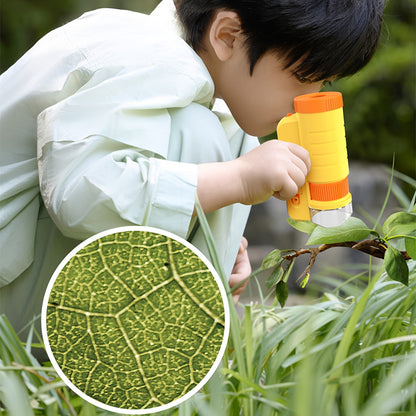 MiniMikroskop™ – LED Förstoring, Lärorik Leksak för Barn