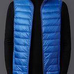 Herrväst ståkrage – lätt väst för vår & höst